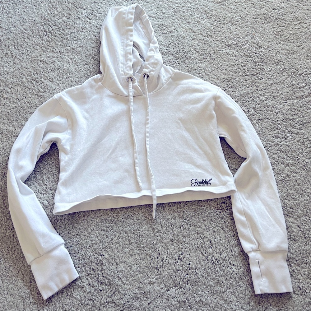 Bombshell sportswear cropped sweatshirt